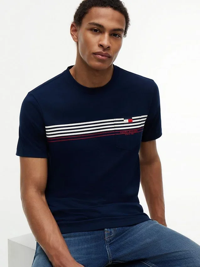 Chest Stripe Pocket T-Shirt Chest Stripe Pocket T-Shirt