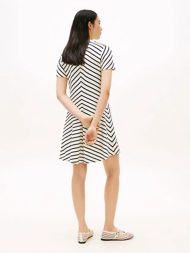 Chevron Stripe Interlock Dress Chevron Stripe Interlock Dress