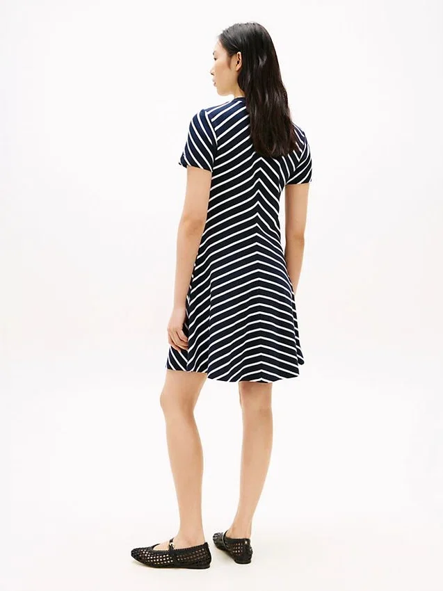 Chevron Stripe Interlock Dress Chevron Stripe Interlock Dress