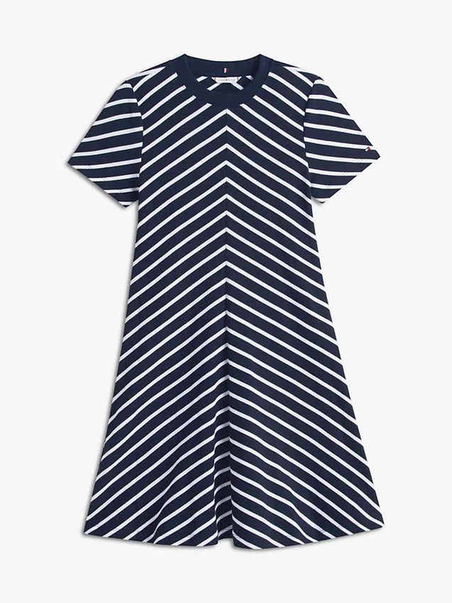 Chevron Stripe Interlock Dress Chevron Stripe Interlock Dress
