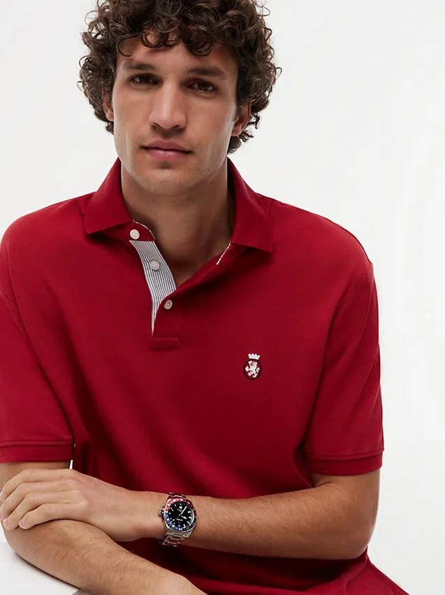 Classic Fit Archive Crest Logo Polo Classic Fit Archive Crest Logo Polo