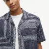 Classic Fit Bandana Patchwork Camp Shirt Classic Fit Bandana Patchwork Camp Shirt