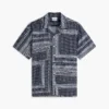 Classic Fit Bandana Patchwork Camp Shirt Classic Fit Bandana Patchwork Camp Shirt