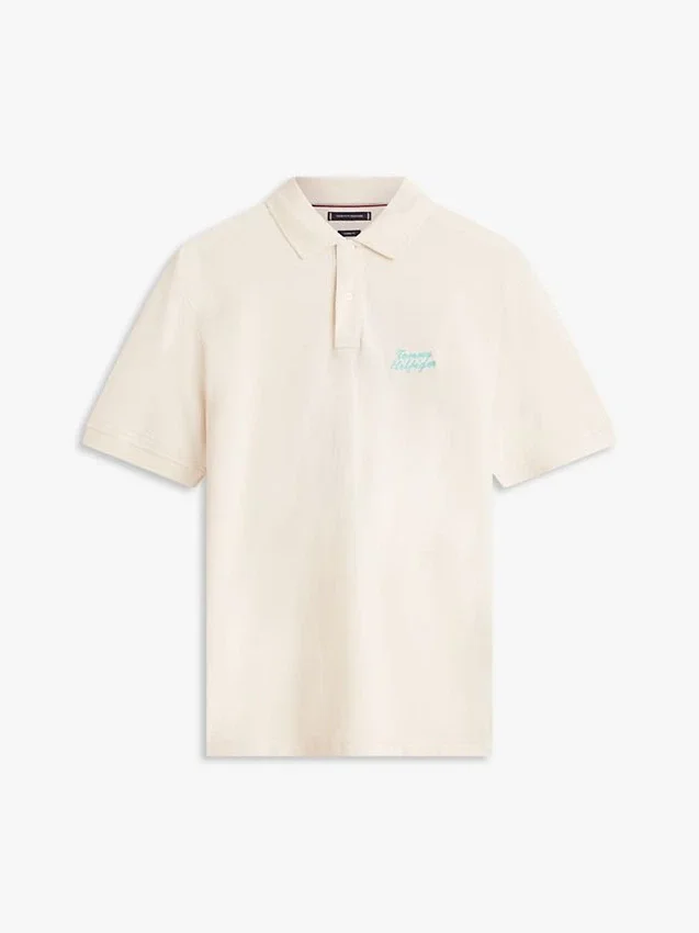 Classic Fit Embroidered Palm Tree Polo Classic Fit Embroidered Palm Tree Polo