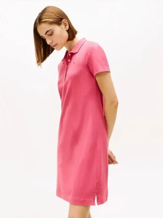 Classic Fit Stretch Cotton Polo Dress