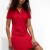 Classic Fit Stretch Cotton Polo Dress