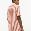 Classic Fit Stripe Open-Knit Polo Classic Fit Stripe Open-Knit Polo