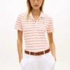 Classic Fit Striped Stretch Pique Polo Classic Fit Striped Stretch Pique Polo