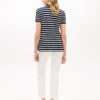 Classic Fit Striped Stretch Pique Polo Classic Fit Striped Stretch Pique Polo