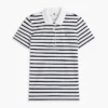 Classic Fit Striped Stretch Pique Polo Classic Fit Striped Stretch Pique Polo
