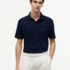 Classic Fit Textured Jacquard Polo Classic Fit Textured Jacquard Polo