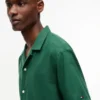 Classic Fit Windowpane Dobby Camp Shirt Classic Fit Windowpane Dobby Camp Shirt