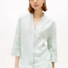 Collarless Linen Pullover Shirt Collarless Linen Pullover Shirt