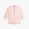 Collarless Linen Pullover Shirt Collarless Linen Pullover Shirt