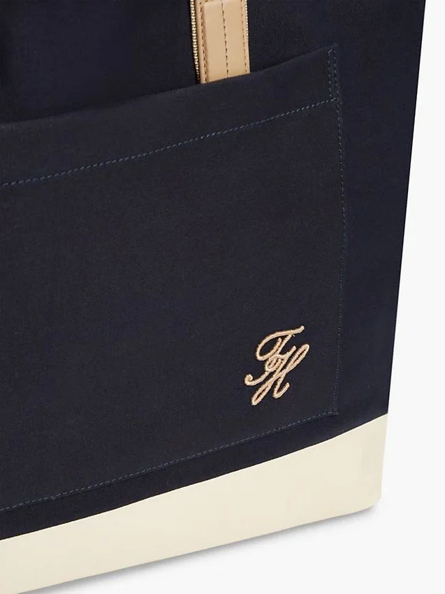 Colorblock Canvas Tote Bag Colorblock Canvas Tote Bag