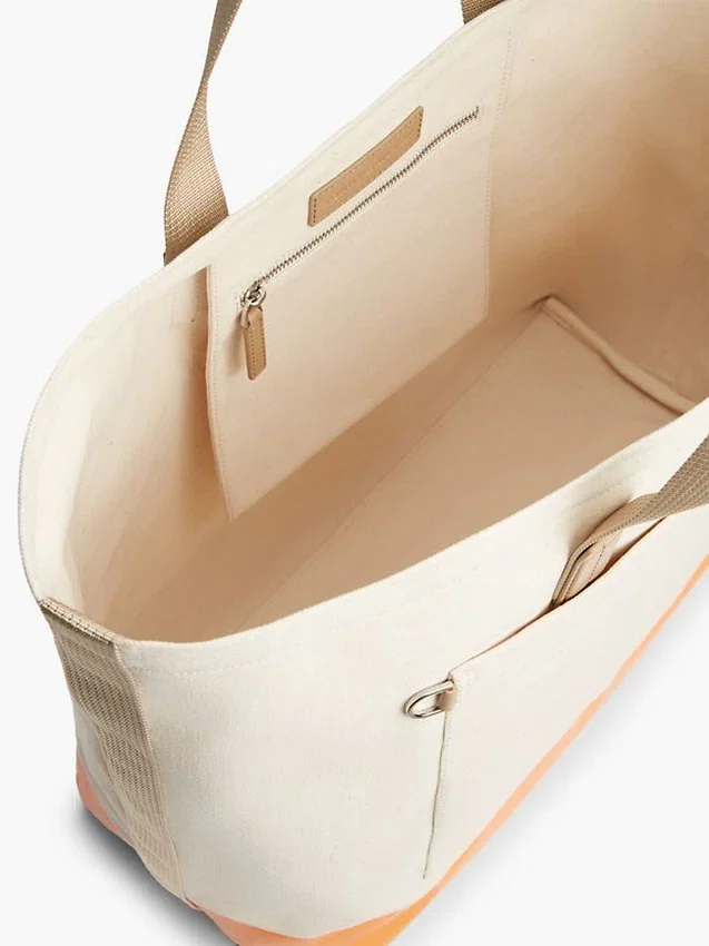 Colorblock Canvas Tote Bag Colorblock Canvas Tote Bag