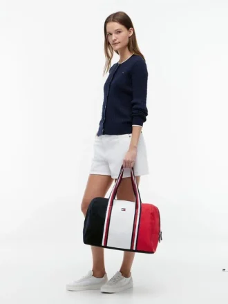 Colorblock Duffle Bag