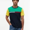 Colorblock Flag Stripe Logo T-Shirt Colorblock Flag Stripe Logo T-Shirt