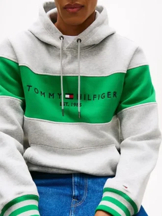 Colorblock Logo Hoodie