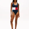 Colorblock One-Piece Swimsuit