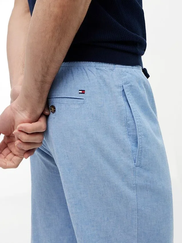 Cotton-Linen Blend Pull-On Pant Cotton-Linen Blend Pull-On Pant