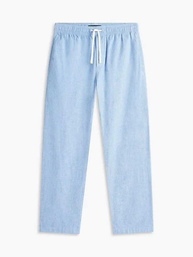 Cotton-Linen Blend Pull-On Pant Cotton-Linen Blend Pull-On Pant