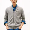 Cotton Zip Baseball Cardigan Cotton Zip Baseball Cardigan