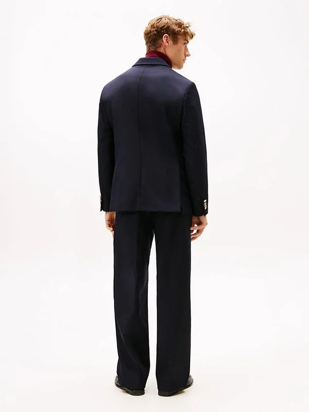 Crest Logo Wool Club Blazer Crest Logo Wool Club Blazer