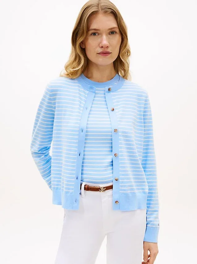 Crewneck Cardigan Crewneck Cardigan