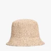 Crocheted Raffia Bucket Hat Crocheted Raffia Bucket Hat