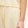 Cropped Shirt & Pant Sleep Set