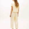 Cropped Shirt & Pant Sleep Set