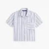 Cropped Shirt & Pant Sleep Set