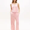 Cropped Tank Top & Pant Sleep Set