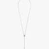 Crystal Accent Lariat Necklace