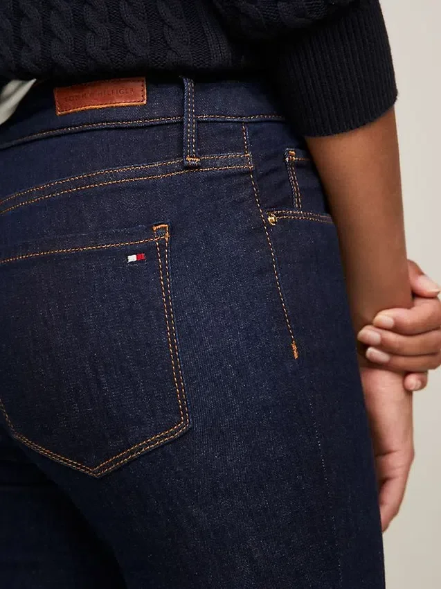 Dark Rinse Mid-Rise Skinny Fit Jean Dark Rinse Mid-Rise Skinny Fit Jean