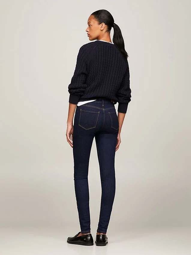 Dark Rinse Mid-Rise Skinny Fit Jean Dark Rinse Mid-Rise Skinny Fit Jean