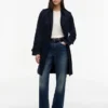 Double-Breasted Belted Trench Coat