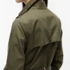 Double-Breasted Belted Trench Coat