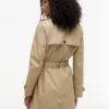 Double-Breasted Belted Trench Coat