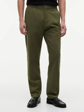 Elastic-Waist Dobby Pant