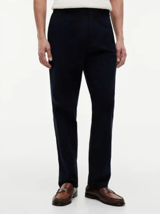 Elastic-Waist Dobby Pant