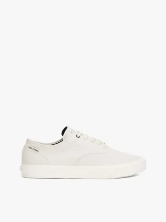 Embossed Logo Canvas Sneaker