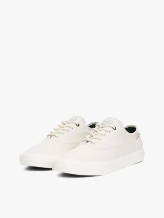 Embossed Logo Canvas Sneaker