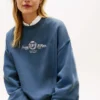 Embroidered Club Crest Logo Sweatshirt