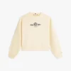 Embroidered Club Crest Logo Sweatshirt