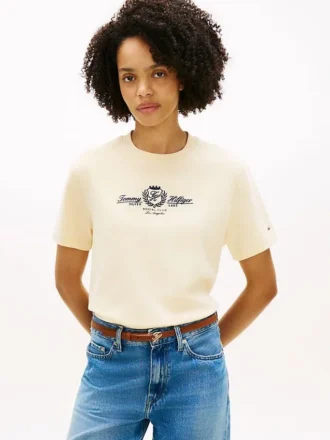 Embroidered Club Crest Logo T-Shirt