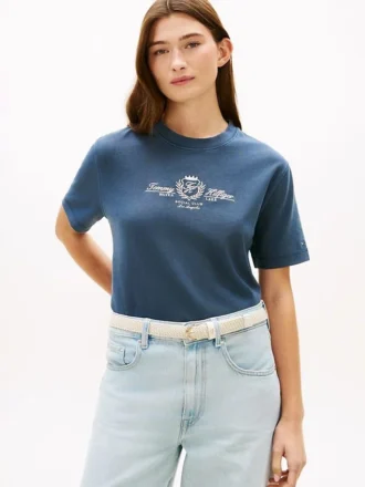 Embroidered Club Crest Logo T-Shirt