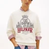 Embroidered Crest Logo Sweatshirt