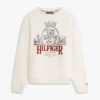 Embroidered Crest Logo Sweatshirt